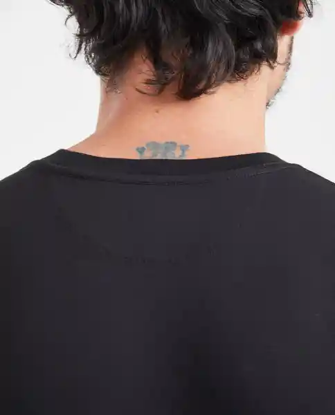 Camiseta Graphic Negro Sombrío Ultra Oscuro T. M Chevignon