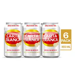 Carta Blanca Cerveza Lata 12 Pack