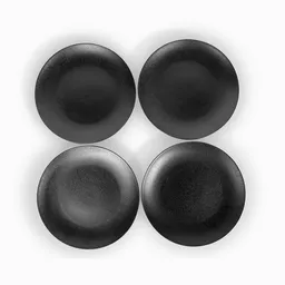 Ambiente Gourmet Set Plato Principal Negro Mate 26 cm