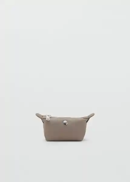 Neceser P Nanda Taupe Talla 99 Mujer Mango