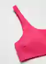 Top Bikini Bini Mujer Fucsia Talla L Mango