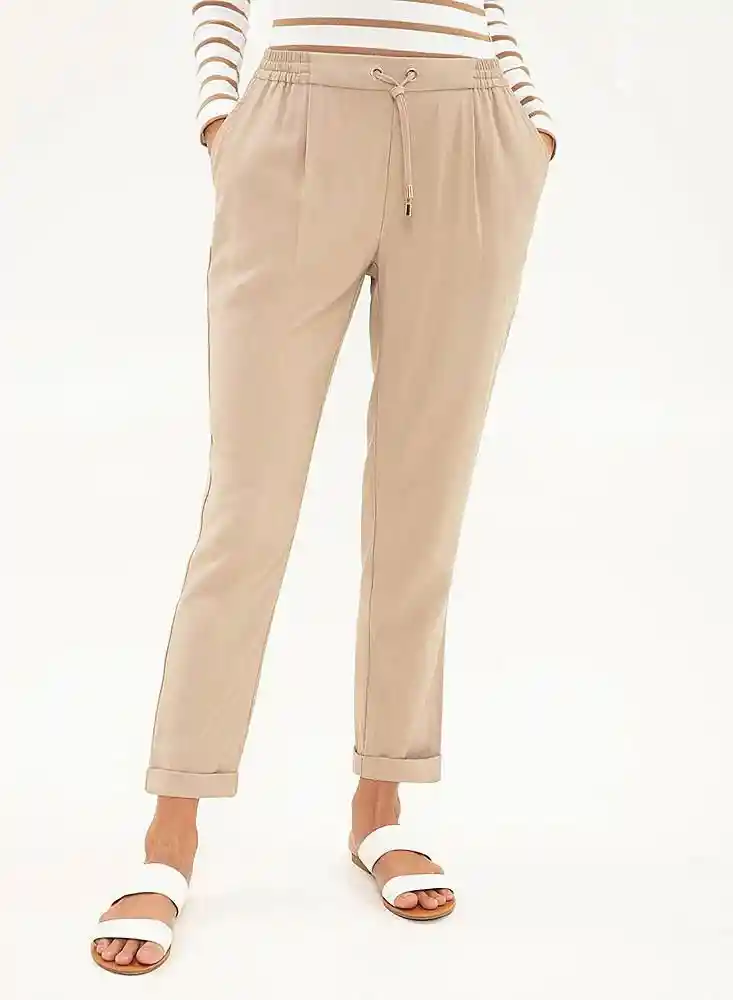 Pantalon Largo Mujer 6 - Khaki
