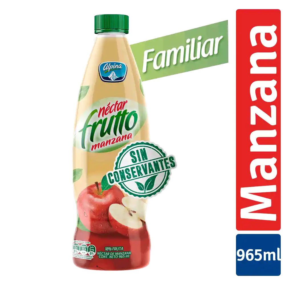 Frutto Manzana 965ml Botella