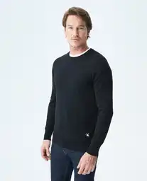 Suéter Tejido Togs Basico Masculino Negro Sombrio XL Chevignon