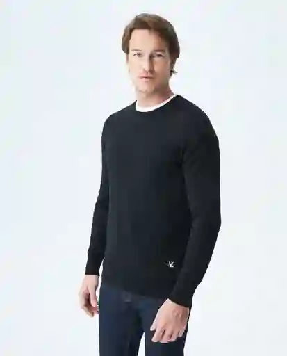 Suéter Tejido Togs Basico Masculino Negro Sombrio XL Chevignon