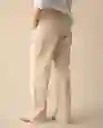 Pantalón Crudo Beige Claro Talla 6 131G000 Espirit