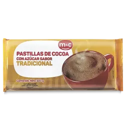 M&c Cocoa Con Azúcar Pastilla Sabor Tradicional