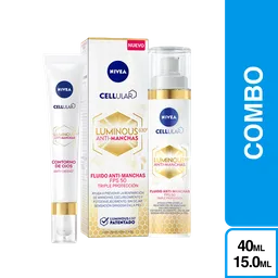Combo Luminous 630 Rutina Antimanchas Fps + Contorno de Ojos