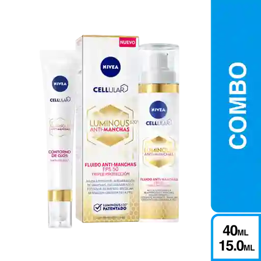 Combo Luminous 630 Rutina Antimanchas Fps + Contorno de Ojos