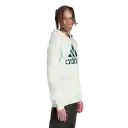 Adidas Buzo Hoodie Bl Fl de Tenis Lifestyle Hombre Verde T 9.5