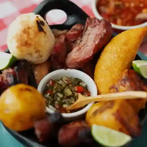 Picada para ti con coca cola