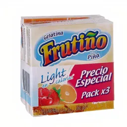  Frutiño  Gelatina Light Sabor A Pina 