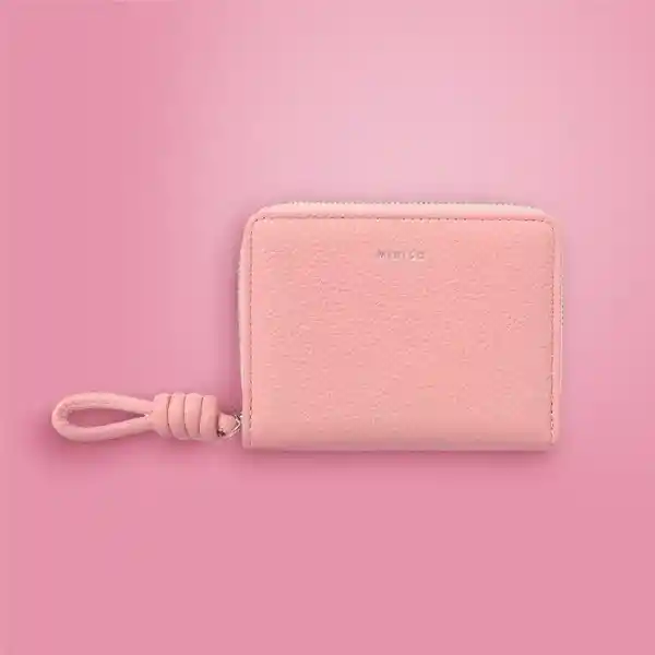 Cartera Para Mujer Cinta Con Nudo Rosa Serie Miniso