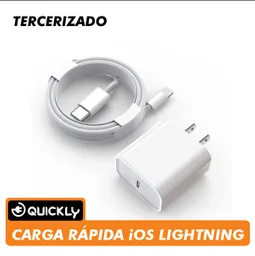 Cargador Carga Rapida Iphone IOs tipo Lightning