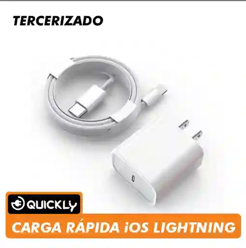 Cargador Carga Rapida Iphone IOs tipo Lightning