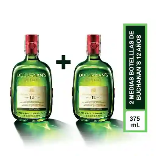 Pack X2 Whisky Buchanans Deluxe 375 Ml