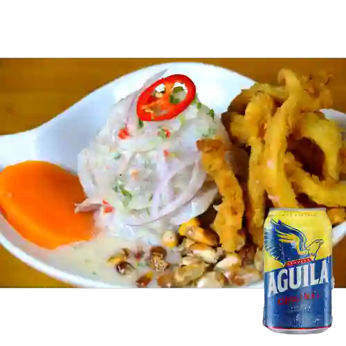 Combo Ceviche Carretillero + Aguila Orig Lta 330ml