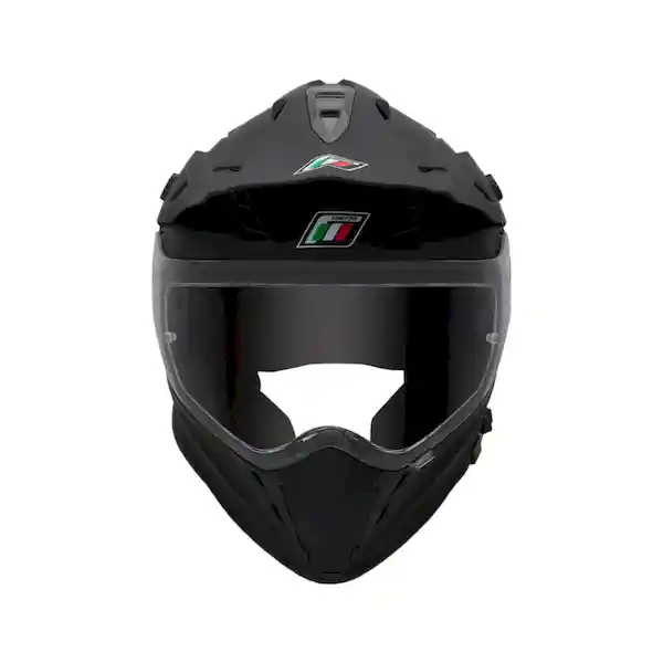 Forzza Casco Doble Propósito Solid Negro Mate ZZ120 Talla XL