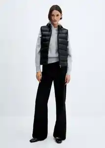 Chaleco Blanvest Negro Talla 26 Mujer Mango