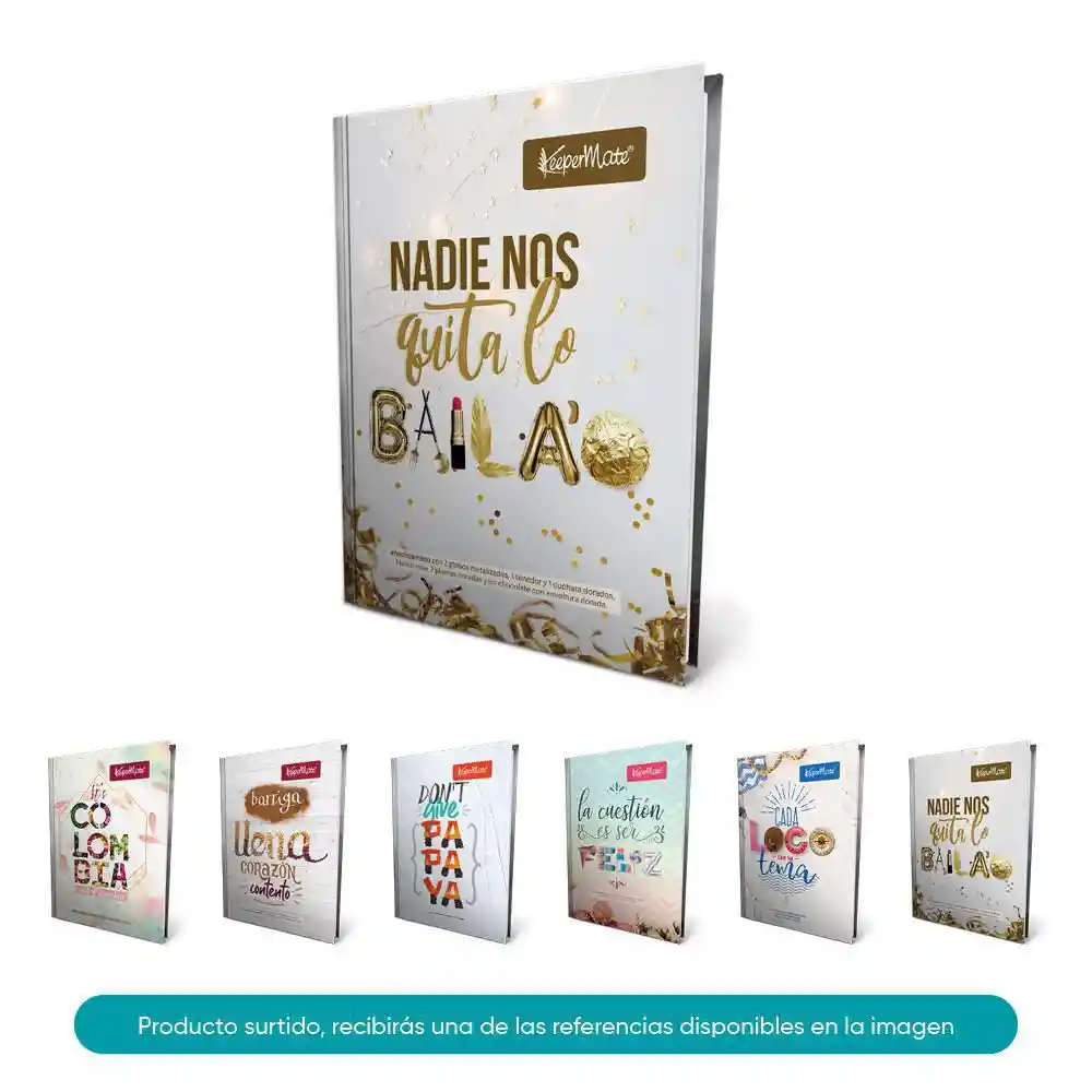 Keepermate Cuaderno Colombianas Mixto Cosido Tapa Dura