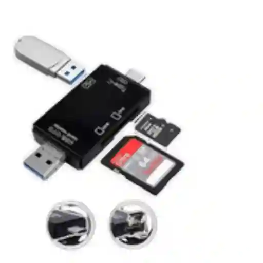 Lector Tarjeta Sd Usb y Micro Sd Adaptador 3 en 1