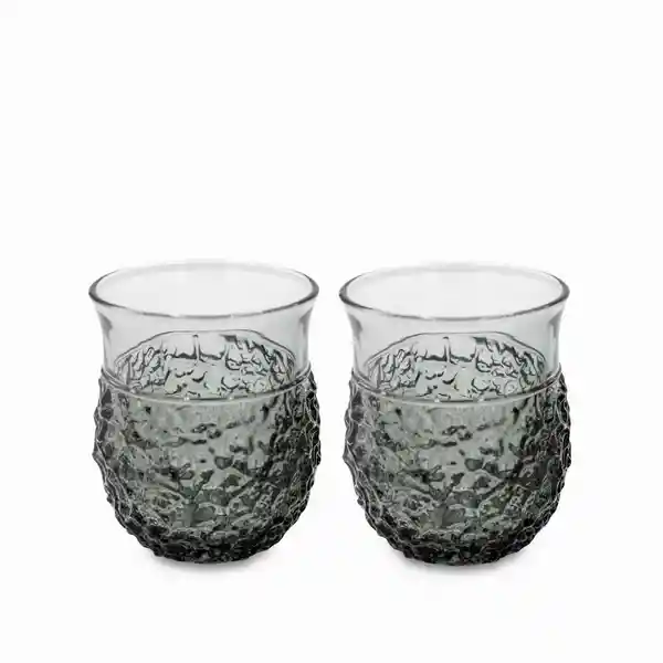 Set Vaso Palermo Gris 330 mL Ambiente Gourmet