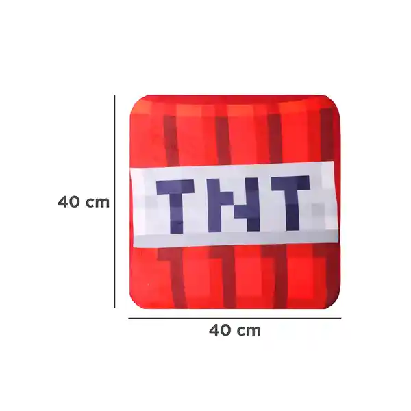 Cojín Para Asiento Cuadrada Tnt Serie Minecraft Rojo Miniso