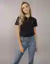 Camiseta Mujer Negro Talla MEDIUM 9899001 American Eagle