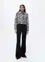 Chaqueta Mati Negro Talla M Mujer Mango