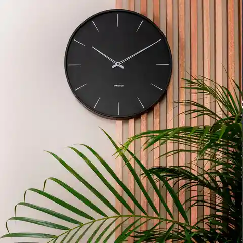 Present Time Reloj Pared Lure Negro