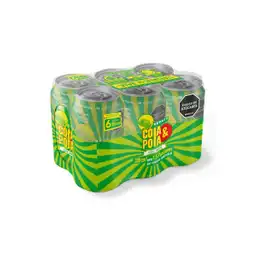 Refajo Cola y Pola Lima Limón Lata 330ml x6
