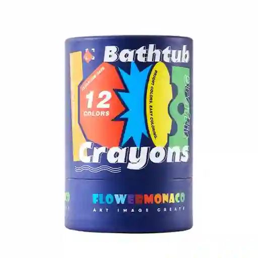 Crayón Para Bañera de 12 Colores