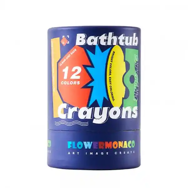 Crayón Para Bañera de 12 Colores