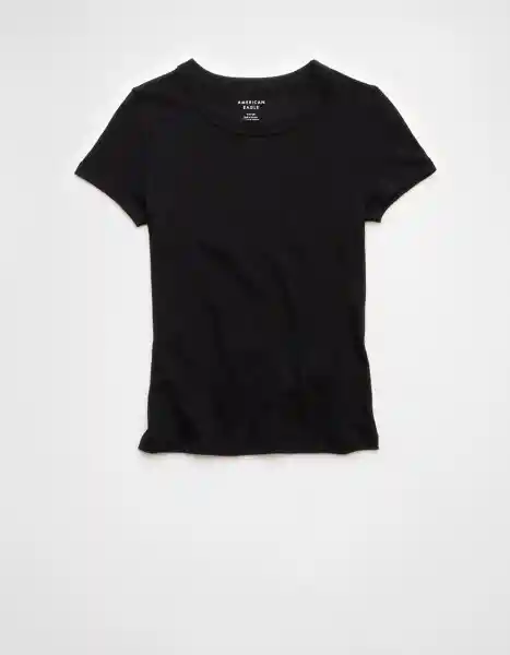 Camiseta Mujer Negro Talla Large 1117073 American Eagle