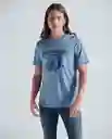  Camiseta Hombre Color Azul Talla M 841E012 AMERICANINO 