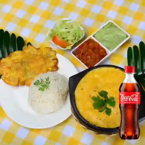 Combo Cazuela de Marisco + Coca Cola Original 400 ml