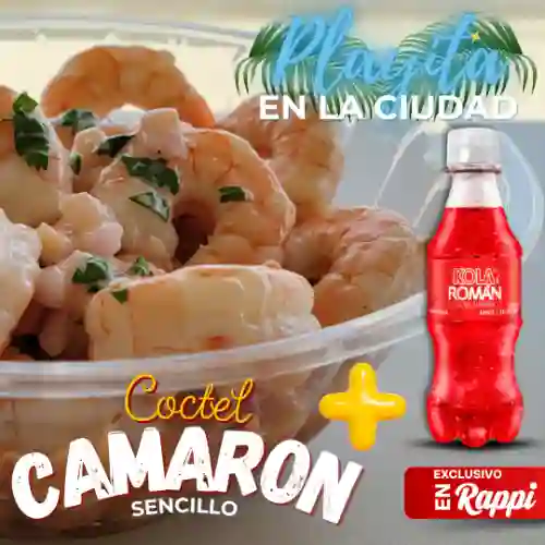 Coctel de Camarón Sencillo + 1 Kola 250