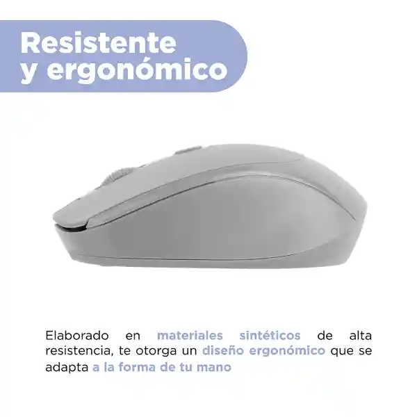 Mouse Inalámbrico Modelo Lw 13 Gris Miniso