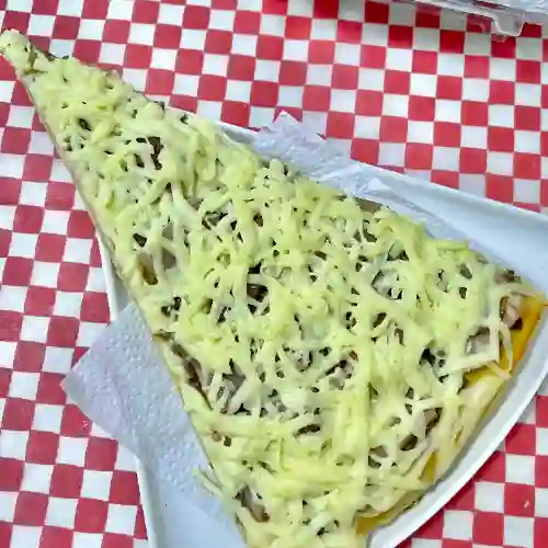 Pizza Individual de Pollo con Champiñones
