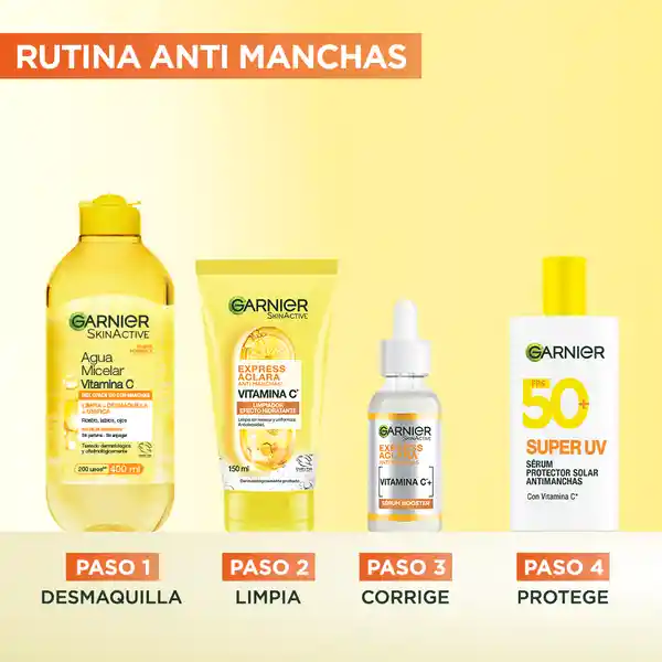 Garnier Express Aclara Anti Manchas Limpiador Efecto Hidratante