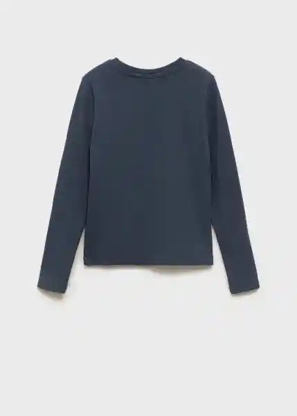 Camiseta Mari Petroleo Talla 10 Niñas Mango