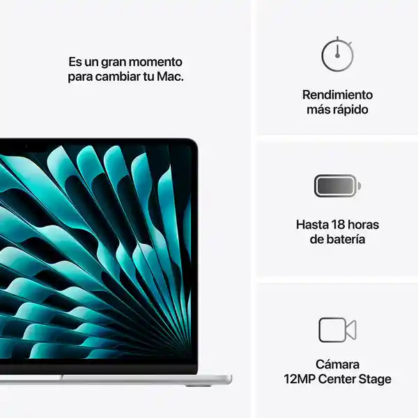 Apple Macbook Air: M4 Chip With 16Gb 512Gb SSD Gris 13
