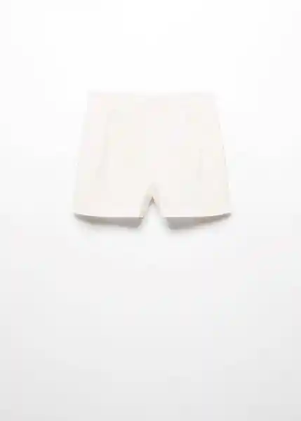 Short Classics Offwhite Talla 18 Niñas Mango