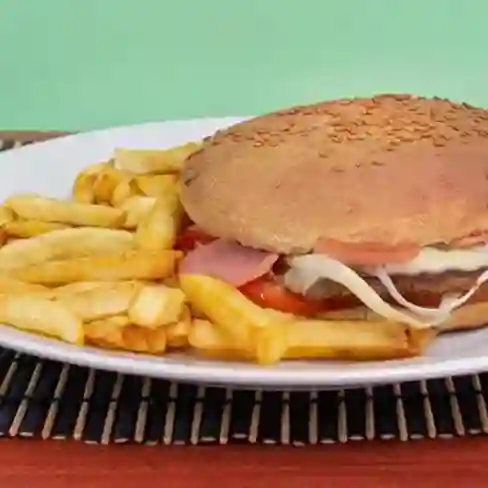 Hamburguesa con Papas