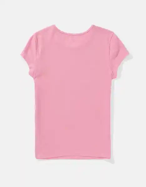 Camiseta Mujer Rosa Talla Small American Eagle 23709516