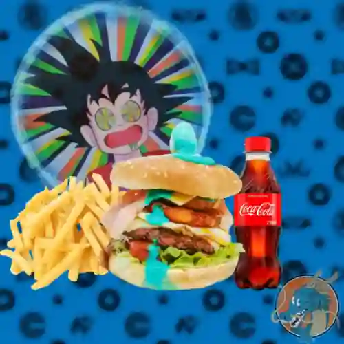 Hamburguesa Goku Blue