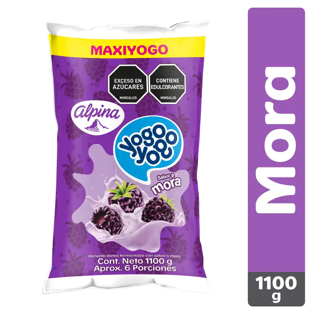 Yogo Yogo Yogurt Sabor a Mora