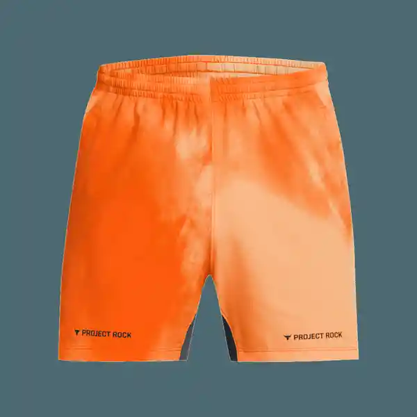 Under Armour Short Pjt Rock Ultimate 5 St Hombre Naranja XL