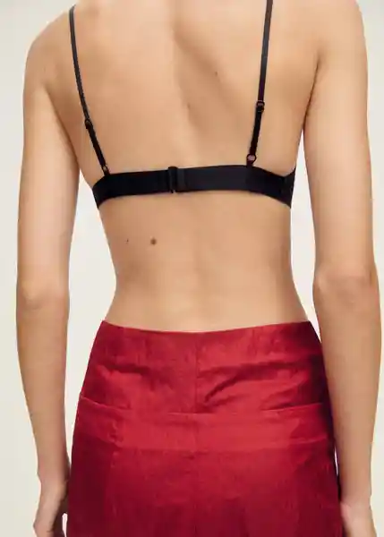 Sujetador Artemisa Negro Talla M Mujer Mango