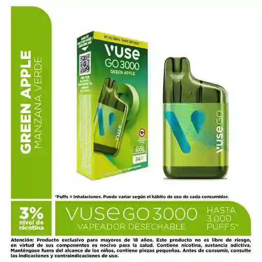 Vuse Go 3000 Apple Sour